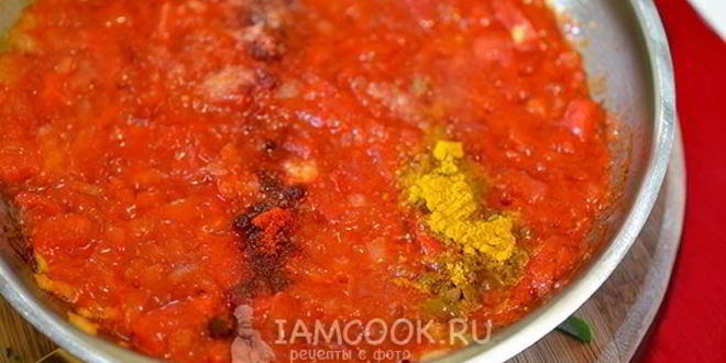 Рецепт шакшуки по-арабски