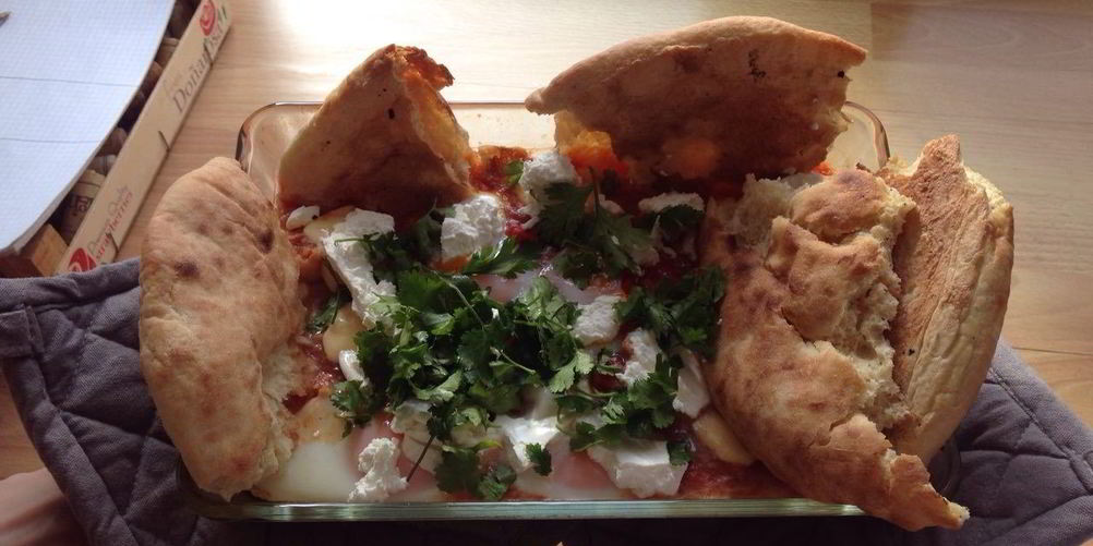 Как приготовить шакшуку с лавашом