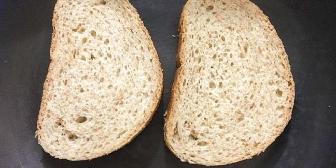 Рецепт яичницы на хлебе