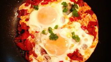 Рецепт Яичницы по-еврейски