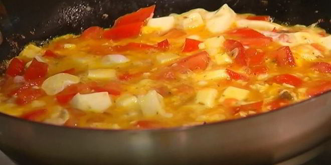 Рецепт яичницы по-неаполитански