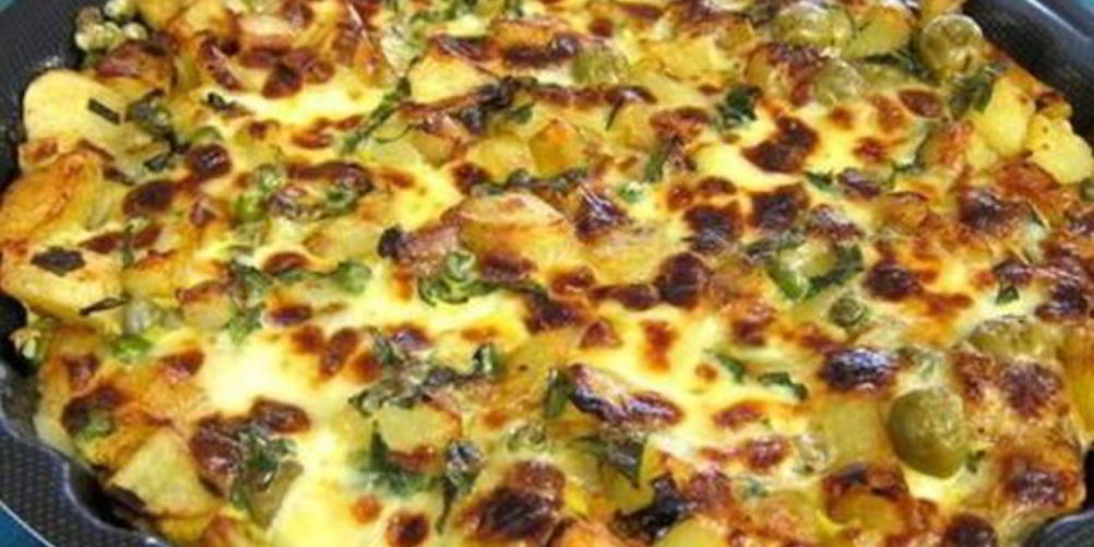 Как приготовить яичницу с горошком