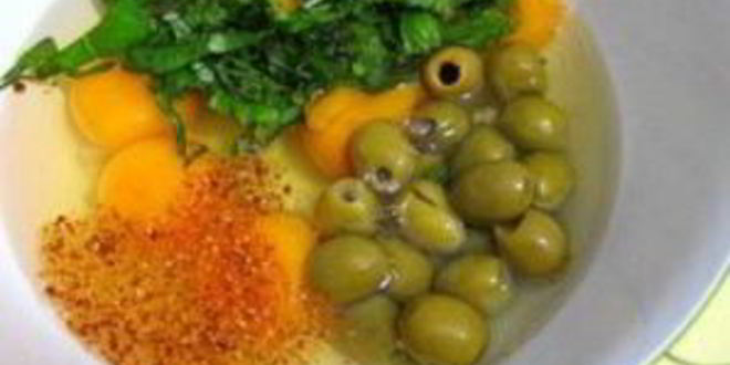 Рецепт яичницы с горошком