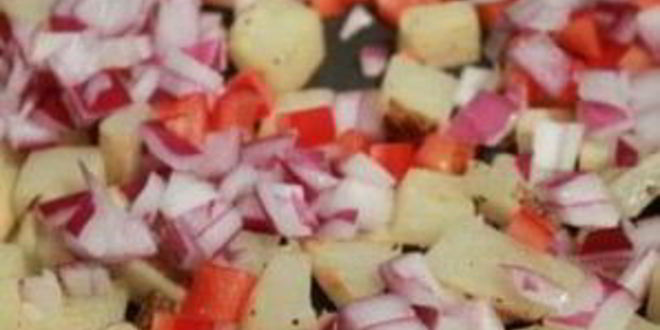 Рецепт яичницы с грибами на завтрак