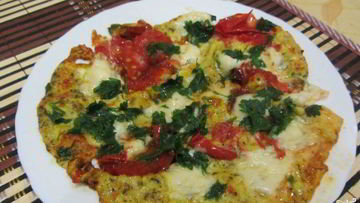 Рецепт Яичницы с моцареллой