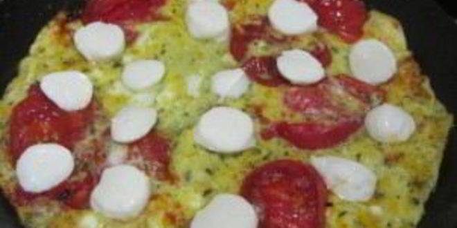 Рецепт яичницы с моцареллой