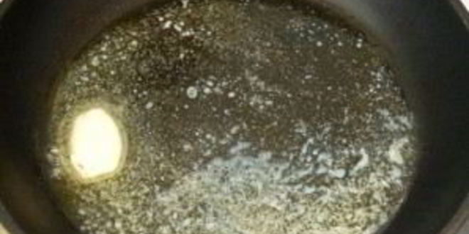 Рецепт яичницы с мукой