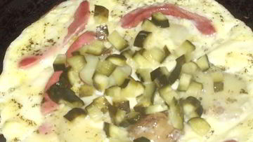 Рецепт Яичницы с огурцами