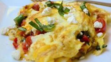 Рецепт Яичницы с помидорами и сладким перцем