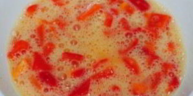 Рецепт яичницы с зеленью