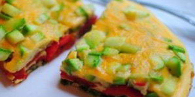 Рецепт яичницы с зеленью