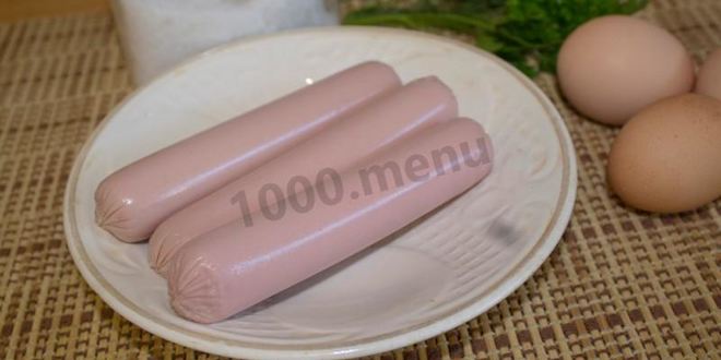 Рецепт яичницы сердечком с сосиской