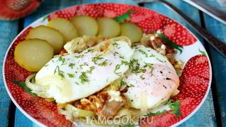 Рецепт Яичницы в мультиварке