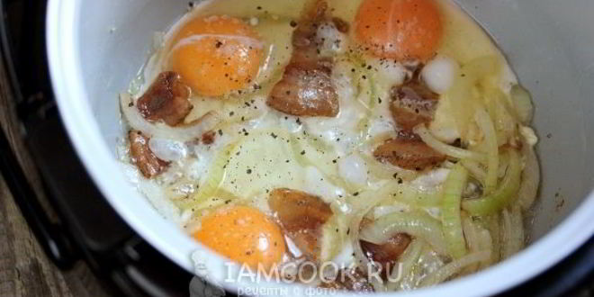 Рецепт яичницы в мультиварке