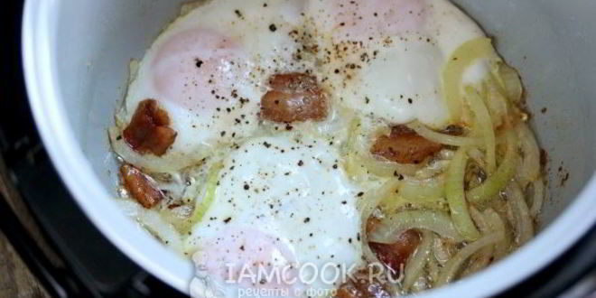 Рецепт яичницы в мультиварке