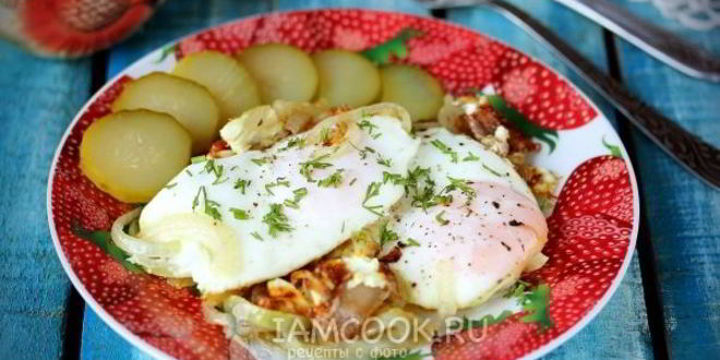 Рецепт яичницы в мультиварке