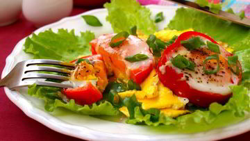 Рецепт Яичницы в перце