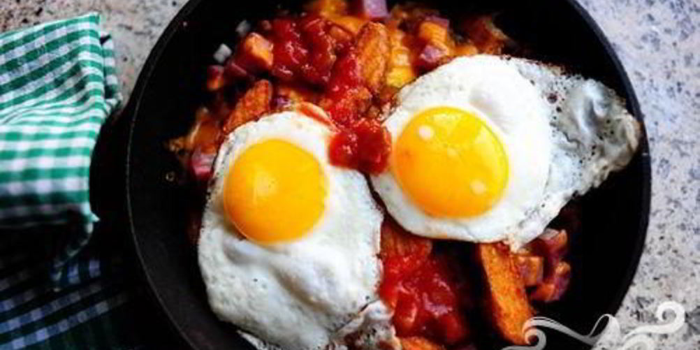 Как приготовить яичницу восход солнца