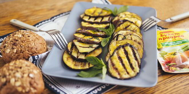 Рецепт закуски из баклажанов-гриль