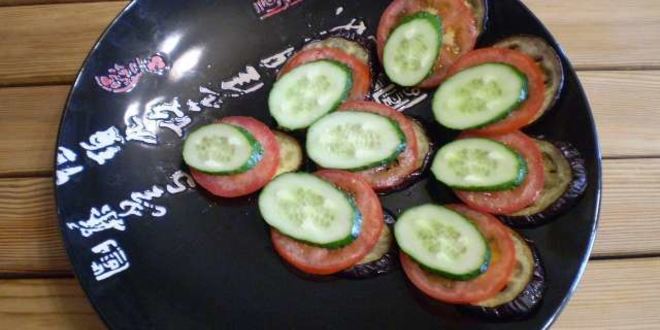 Рецепт закуски из баклажанов павлиний хвост