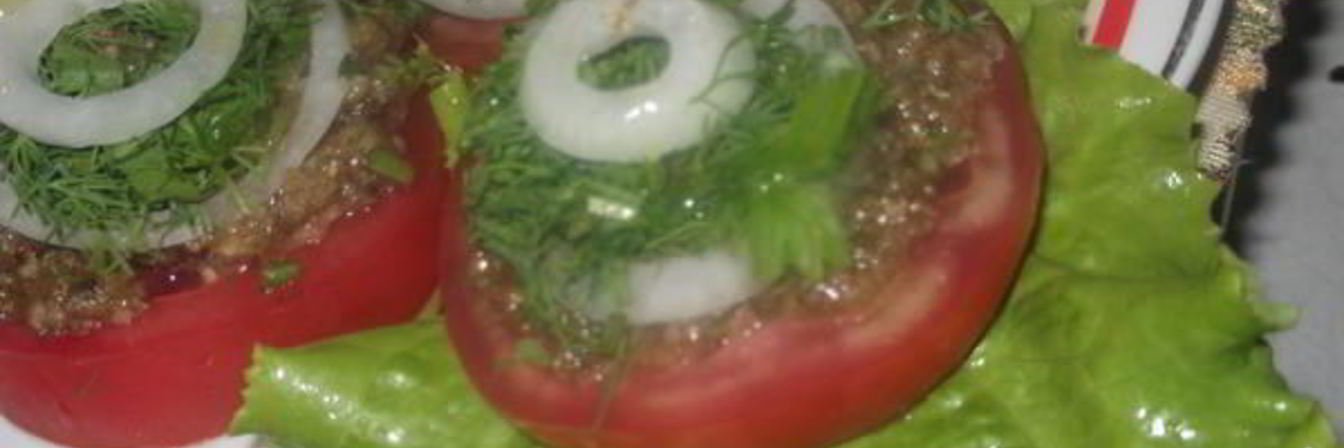 Рецепт Закуски из помидор по-грузински