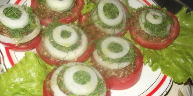 Рецепт закуски из помидор по-грузински