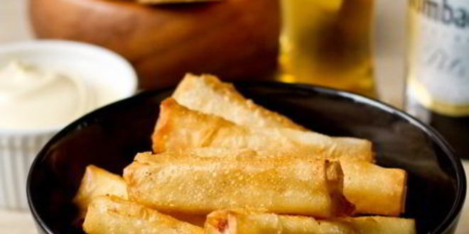 Рецепт закуски из сулугуни в тесте фило