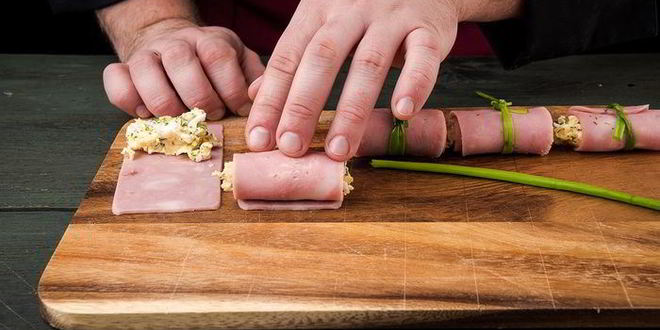 Рецепт закуски праздничные рулетики