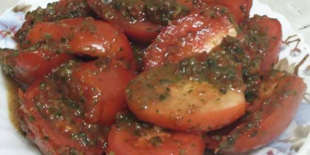 Как приготовить закусочные помидоры казачки