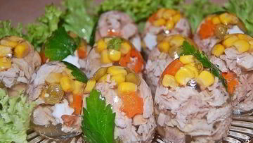 Рецепт Говяжьего заливного Драгоценные камни