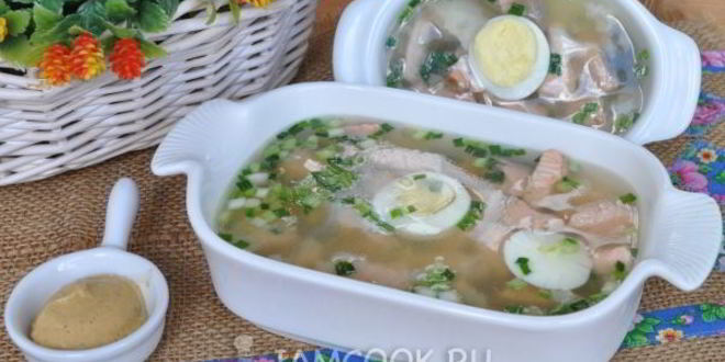 Рецепт заливного из горбуши