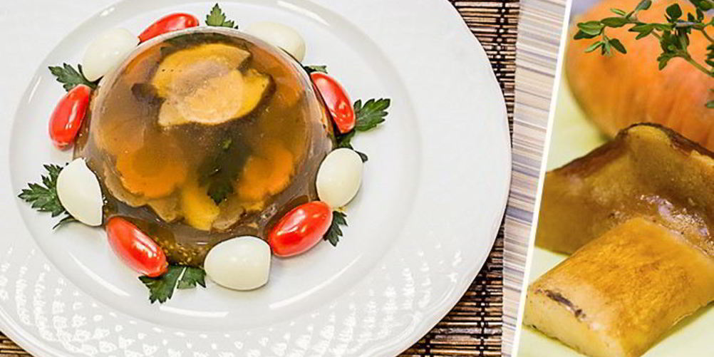 Как приготовить заливное из грибов