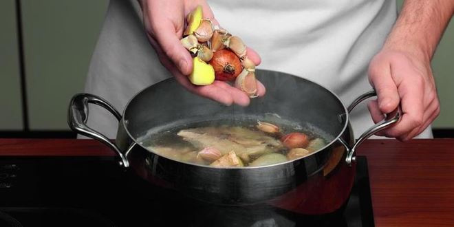 Рецепт заливного из курицы с пореем