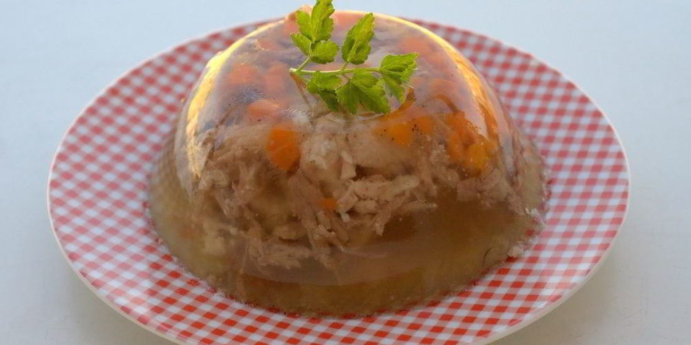 Как приготовить заливное из курицы с желатином
