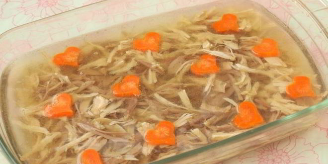 Рецепт заливного из петуха