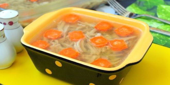 Рецепт заливного из петуха