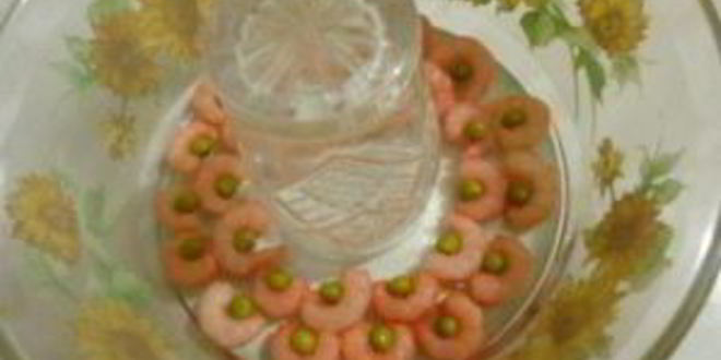 Рецепт заливного из рыбы и креветок