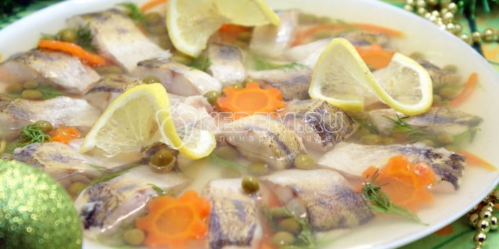 Как приготовить заливное из судака праздничное