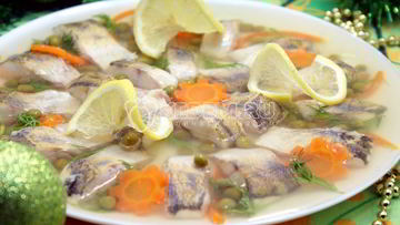 Рецепт Заливного из судака Праздничное