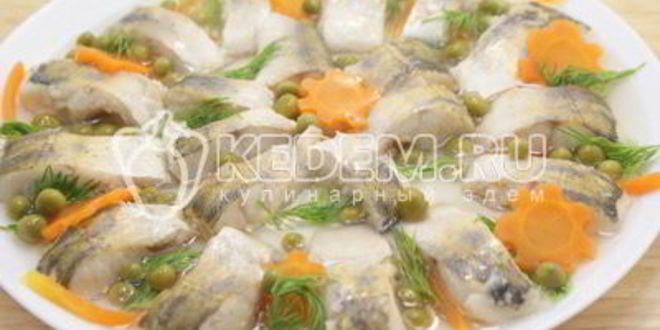 Рецепт заливного из судака праздничное