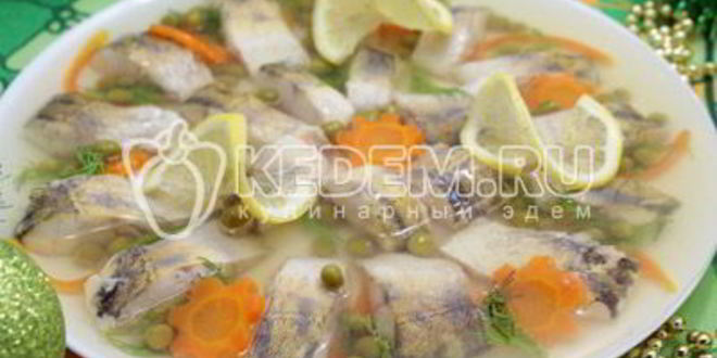 Рецепт заливного из судака праздничное