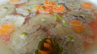 Рецепт Заливного из свиного языка с желатином