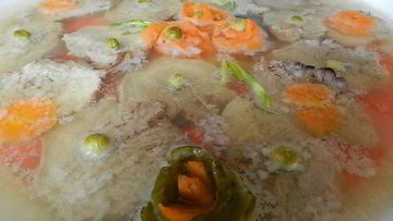 Рецепт Заливного из свиного языка с желатином