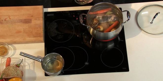 Рецепт заливного из телячьего языка с ржаным хлебом