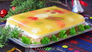 Рецепт Заливного Петушок