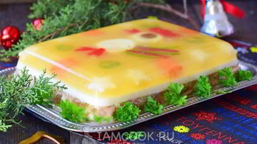 Рецепт Заливного Петушок