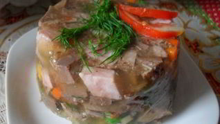 Рецепт Заливного Праздничного трио