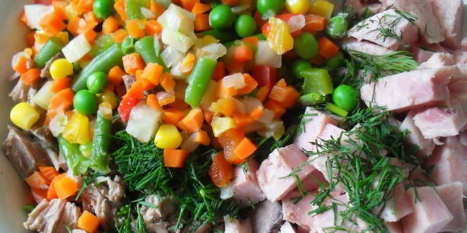 Рецепт заливного праздничного трио