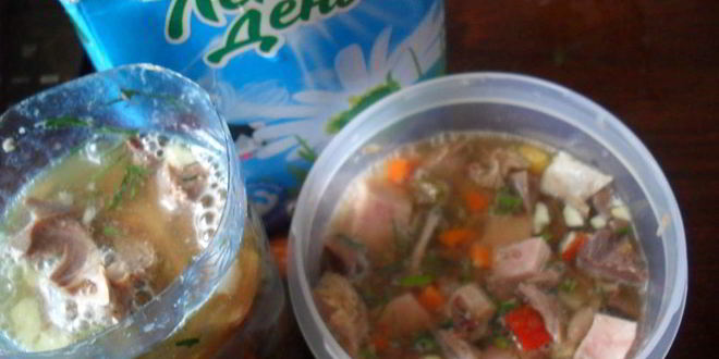 Рецепт заливного праздничного трио