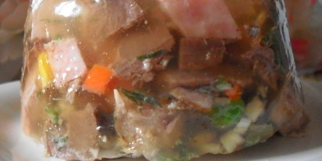 Рецепт заливного праздничного трио